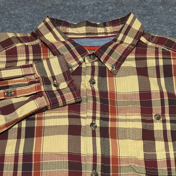 The North Face Shirt Mens 2XL XXL Plaid Long Sleeve Button‎ Up Casual Outdoor - Picture 2 of 13